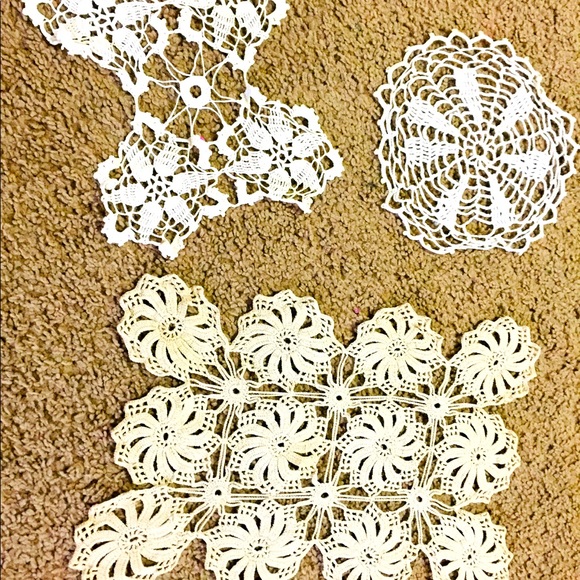 Other - Handmade vintage crocheted pieces